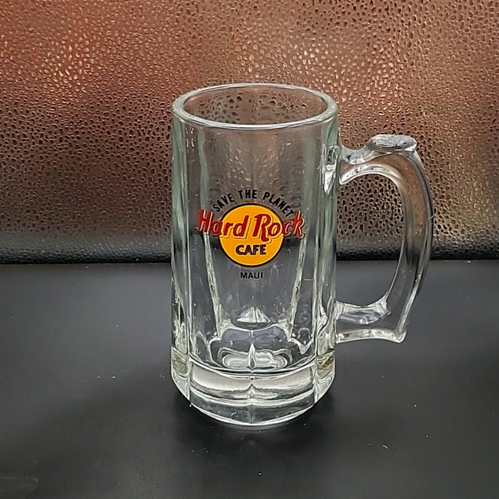 Hard Rock Cafe Maui "Save the Planet" Heavy Beer Mug 6"
